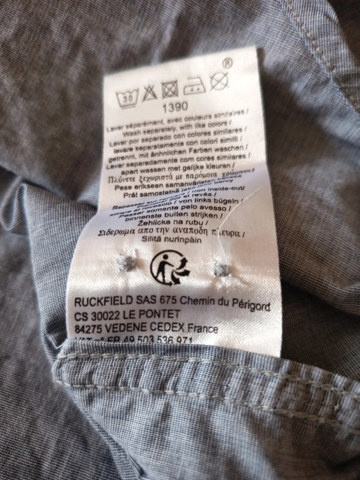 Ruckfield blue shirt – photo 8